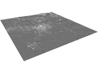 Los Angeles City 3D Model