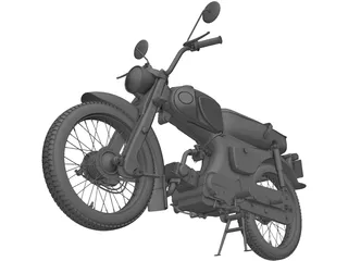 Honda Motorcycle 3D Model