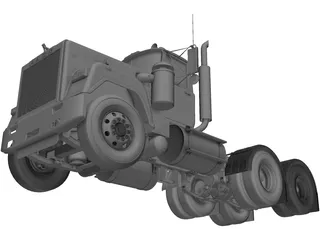 Mack Superliner 3D Model