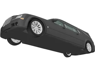 Chrysler 300C Hearse (2009) 3D Model