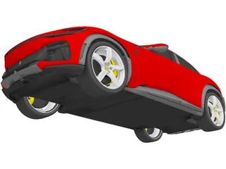 Ferrari Purosangue (2022) 3D Model