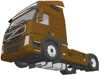 Volvo FM 4x2 (2010) 3D Model