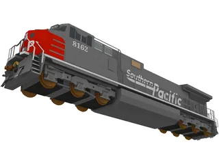 Southern Pacific C44-9W 3D Model