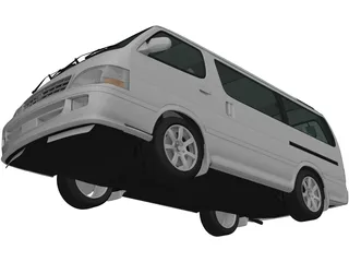 Toyota Hiace (1999) 3D Model
