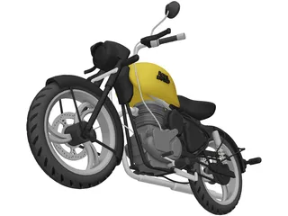 Royal Enfield Classic 350 3D Model