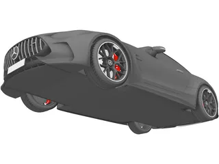 Mercedes-AMG GT Coupe (2024) 3D Model