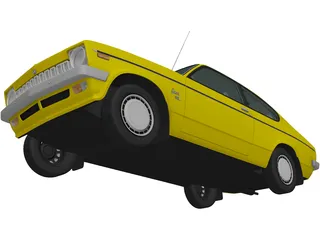 Holden Gemini TX Coupe SL (1977) 3D Model