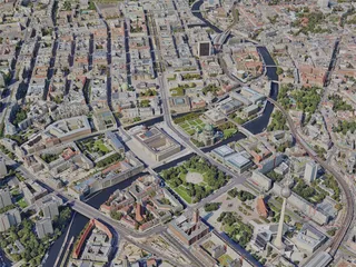 Berlin City, Germany (2023) 3D Model