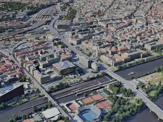 Prague City, Czechia (2023) 3D Model