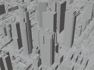 Los Angeles City, USA (2022) 3D Model