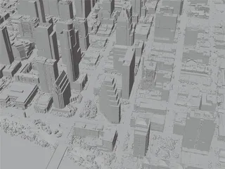 Austin City, TX, USA (2023) 3D Model