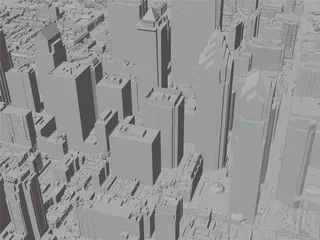 Philadelphia City, USA (2023) 3D Model