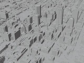 Indianapolis City, USA (2022) 3D Model