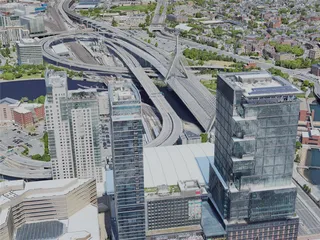 Boston City, USA (2023) 3D Model