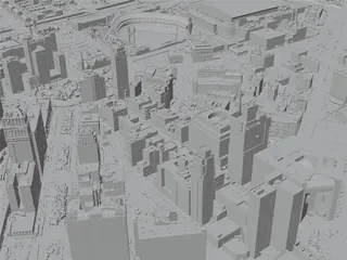 Detroit City, USA (2023) 3D Model