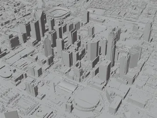 Charlotte City, USA (2023) 3D Model