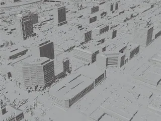 Colorado Springs City, USA (2022) 3D Model