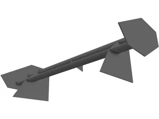 Formula Student Rear Wing 3D Model