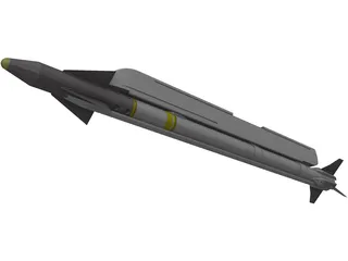 AIM-9X Sidewinder 3D Model