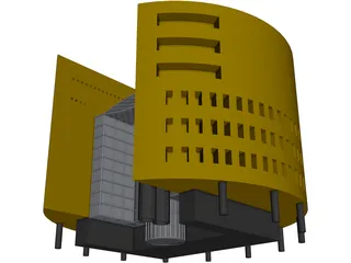 Tube Building 3D Model