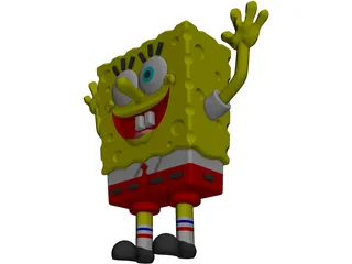 Sponge Bob Square Pants 3D Model