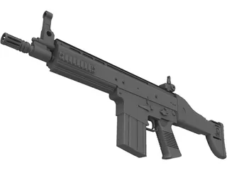 FN SCAR 3D Model