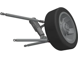 Racing Suspension 3D Model