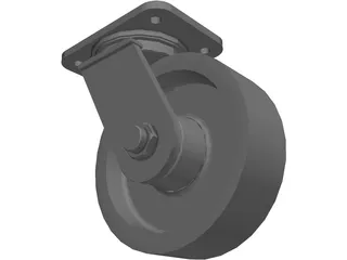 Caster Wheel 3D Model