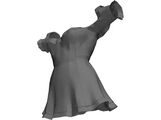 Woman Dress 3D Model