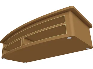 Video Rack 3D Model