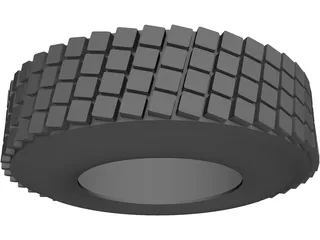 Wheel Tire 3D Model