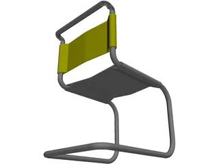 Ludwig Meis van der Rohe Chair 3D Model