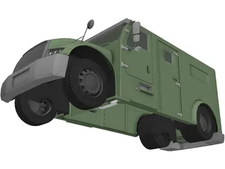 Armored Truck 3D Model