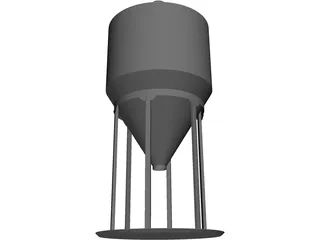 Grain Bin 12` 3D Model