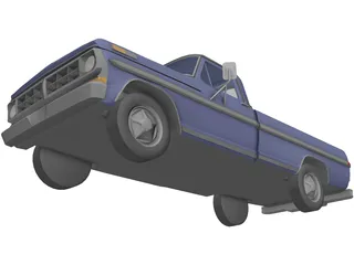 Ford Pickup (1977) 3D Model