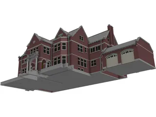 Victorian House 3D Model