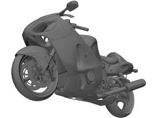 Suzuki Hayabusa 3D Model