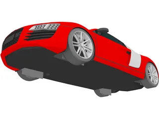 Audi R8 3D Model