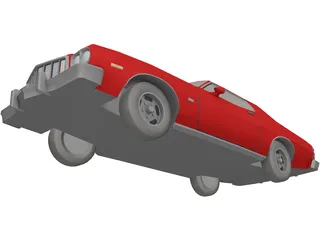 Ford Gran Torino 3D Model