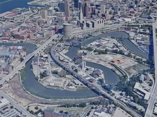 Cleveland City, USA (2023) 3D Model