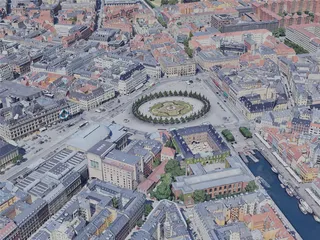 Copenhagen City, Denmark (2023) 3D Model