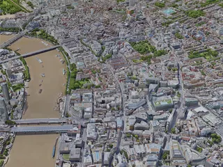 London City, UK (2022) 3D Model