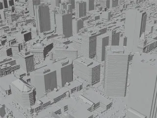 Oakland City, USA (2022) 3D Model