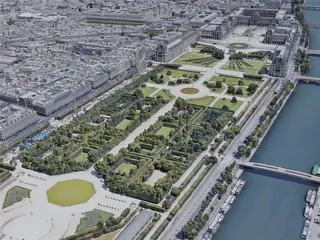 Paris City, France (2023) 3D Model