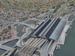 Amsterdam City, Netherlands (2022) 3D Model