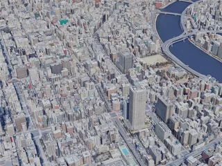 Tokyo City, Japan (2022) 3D Model