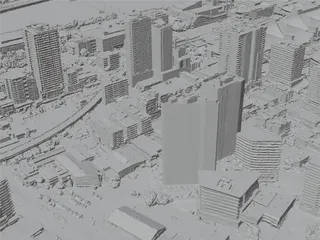 Brisbane City, Australia (2021) 3D Model