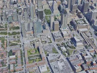 Montreal City, Canada (2022) 3D Model
