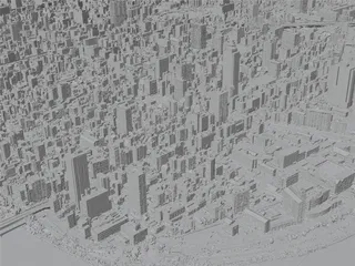 Osaka City, Japan (2021) 3D Model