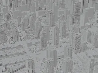 Vancouver City, Canada (2023) 3D Model